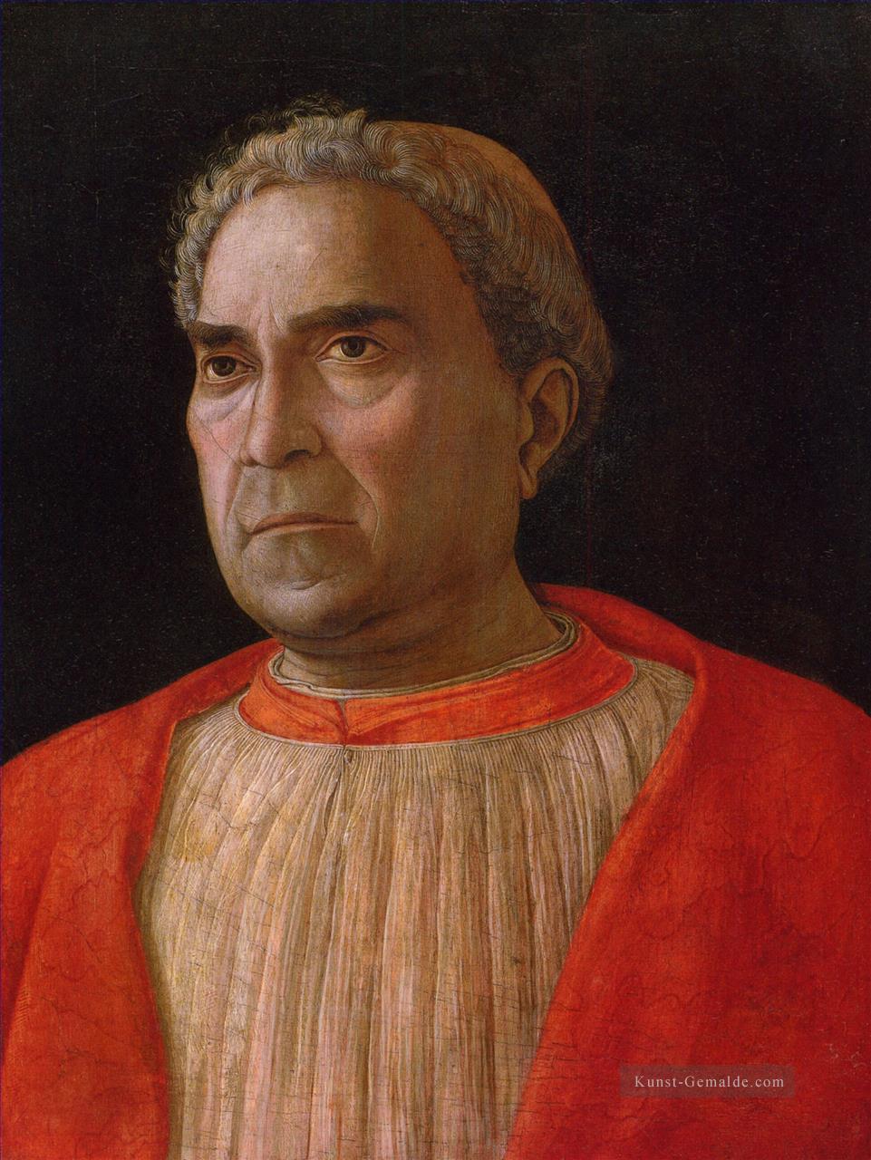 Kardinal Ludovico Trevisano Renaissance Maler Andrea Mantegna Ölgemälde